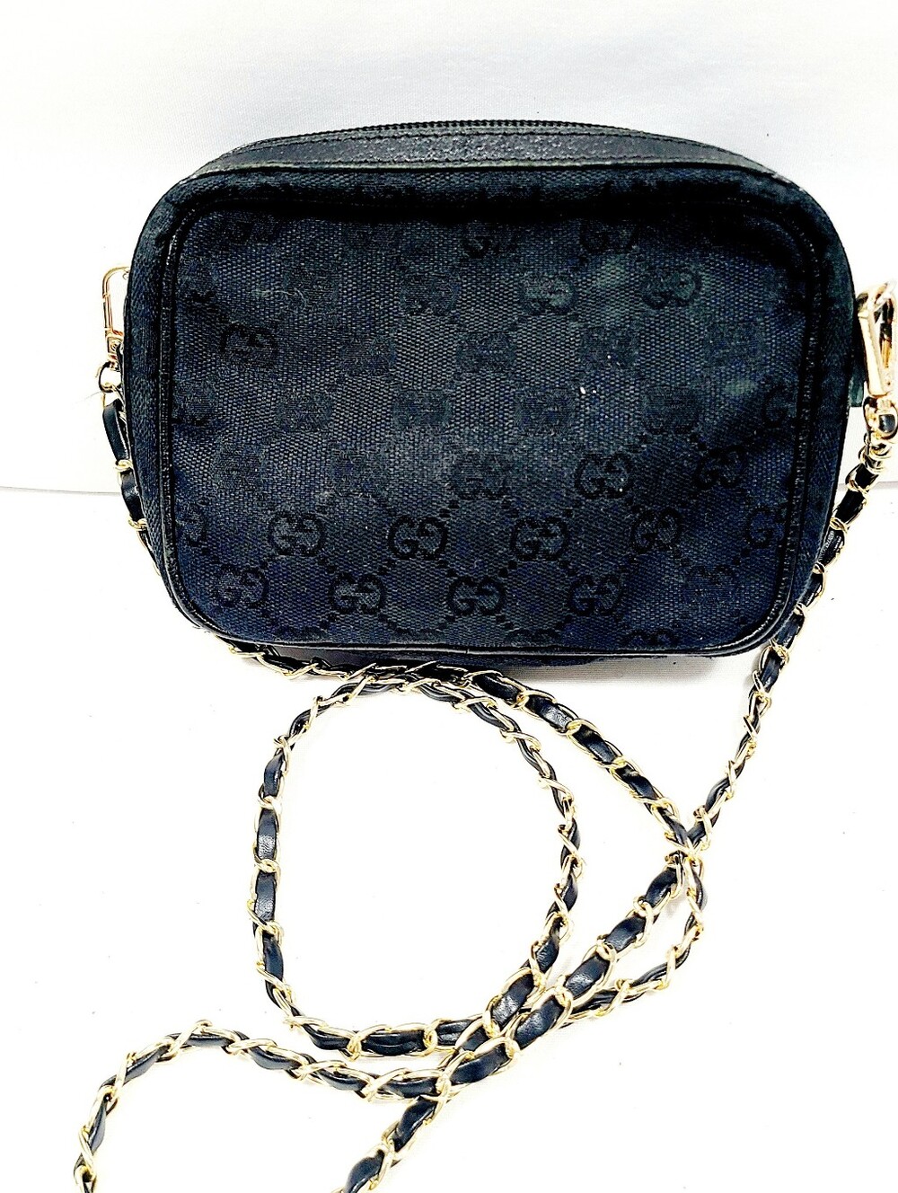 Gucci Canvas Leather Shoulder Bag - Picture 2 of 8